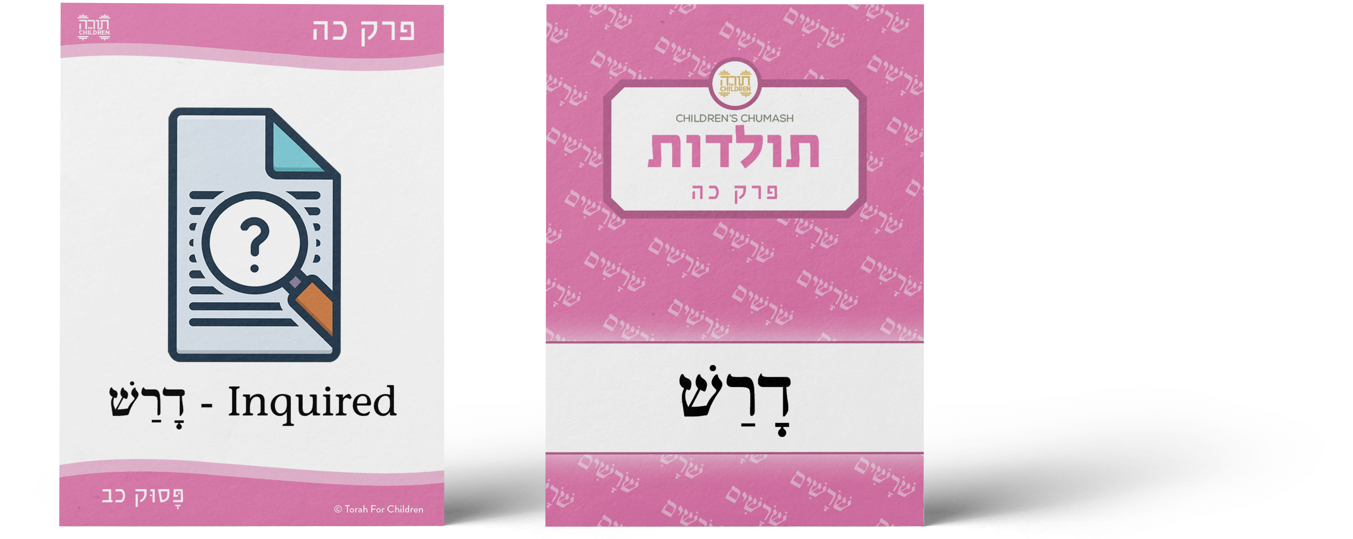 Children's Chumash Toldos Flashcards (178 Cards)